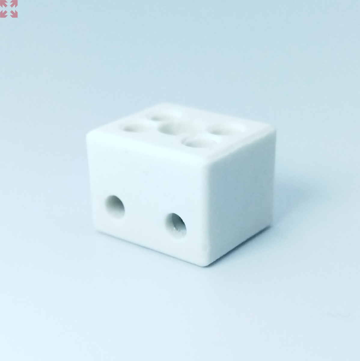картинка Клемма керамическая 0,75 - 1,5 mm2 на 2 полюса, PK 1,5-2; (5081) от магазина 100ампер