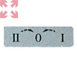 картинка Табличка BET08-201 OK2 8мм с маркировкой "2-0-1" от магазина 100ампер