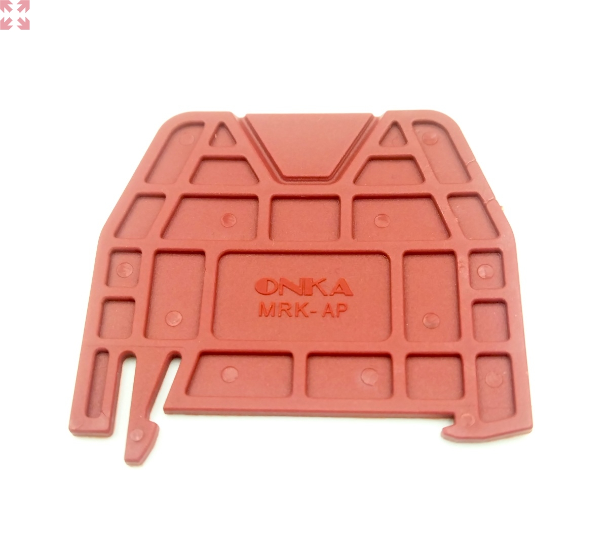 картинка Разделитель клеммных групп для MRK (2,5-10) (красный) MRK-AP 2,5-10; (0587) от магазина 100ампер