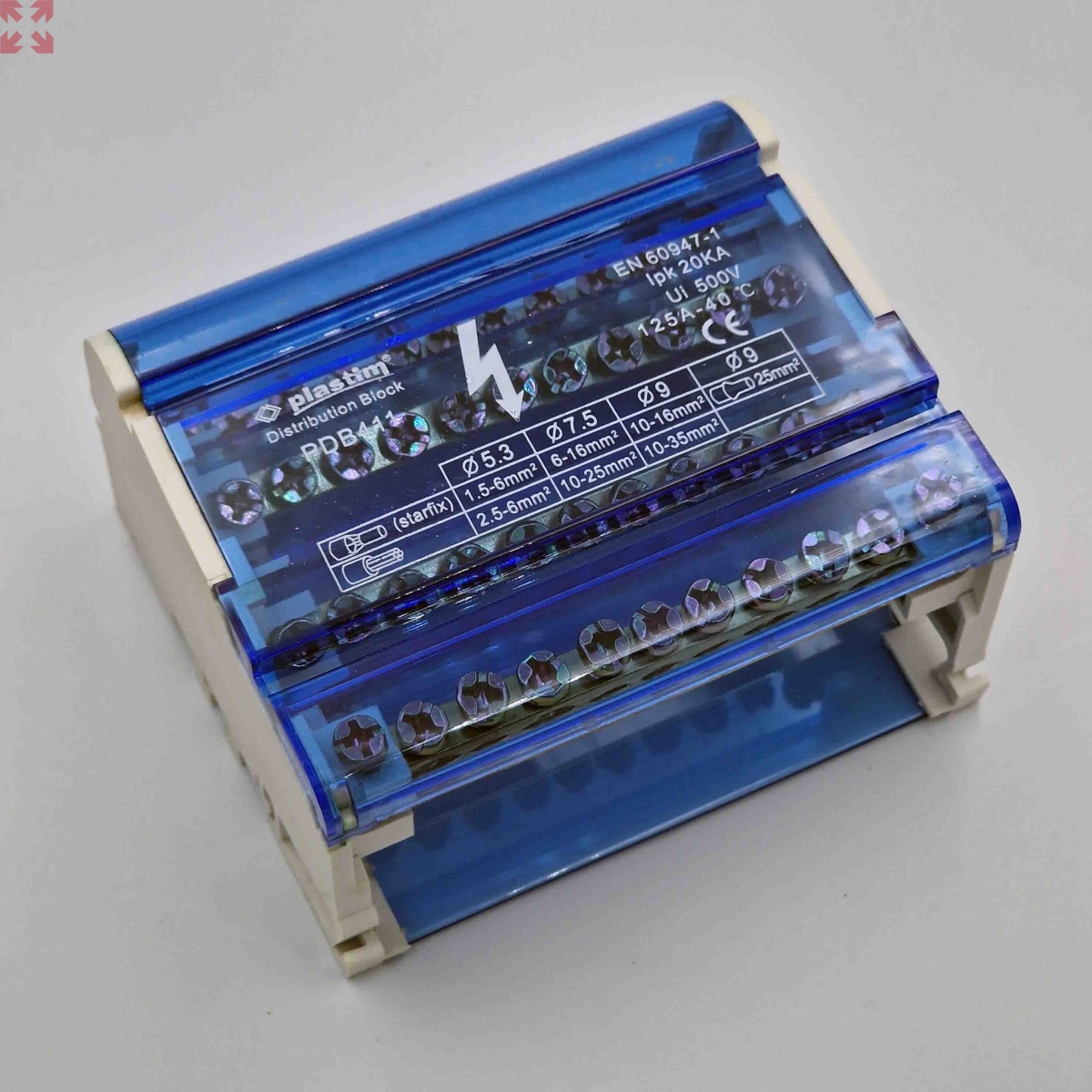 картинка Кросс модуль Plastim PDB411, 4х11 от магазина 100ампер