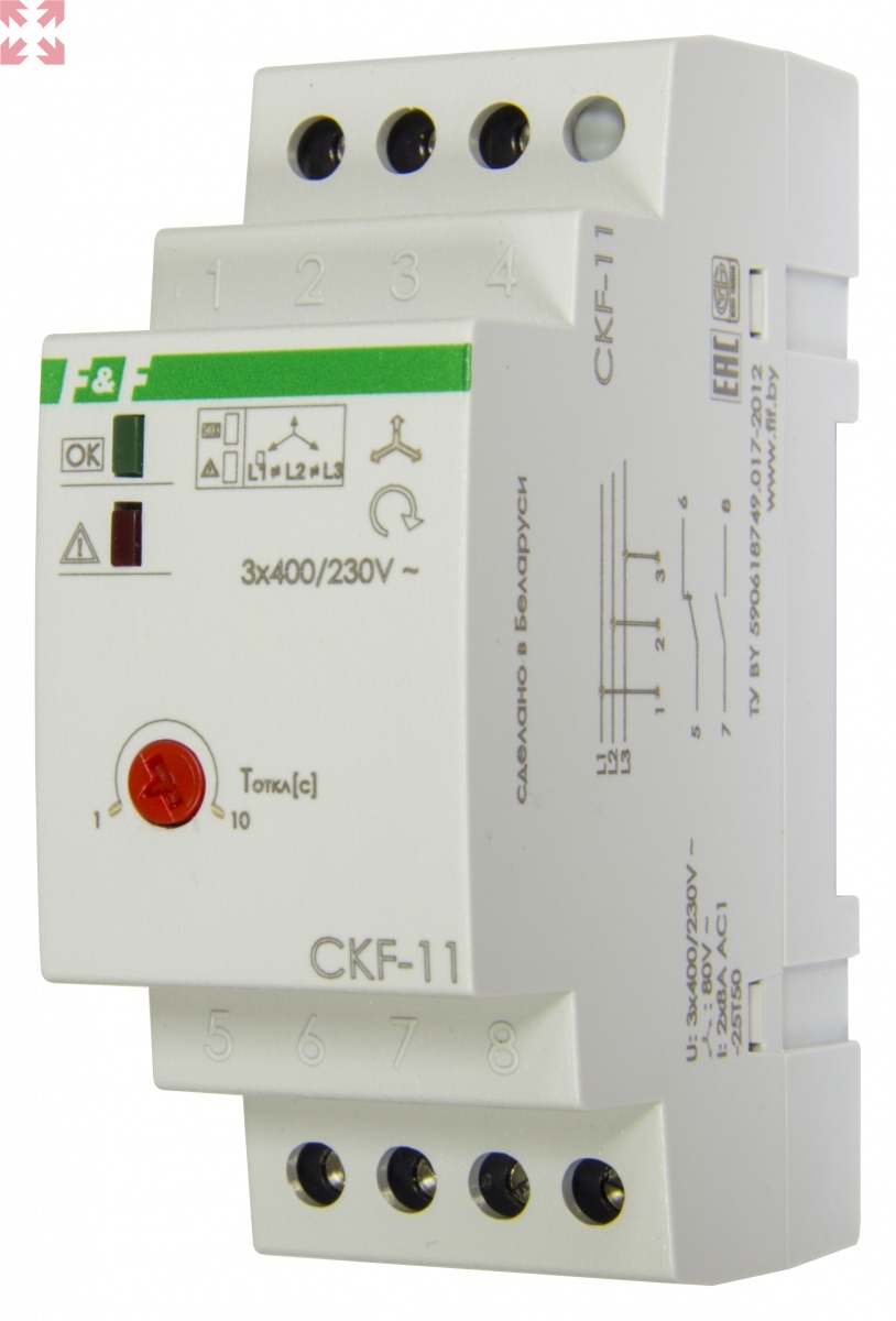 картинка Реле контроля фаз CKF-11 для сетей с изолированной нейтралью от магазина 100ампер