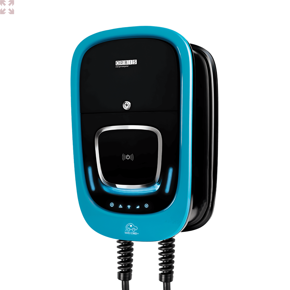 картинка Зарядная станция Orbis VIARIS COMBI + трехфазная 2х22 кВт с кабелем Т2 5м от магазина 100ампер