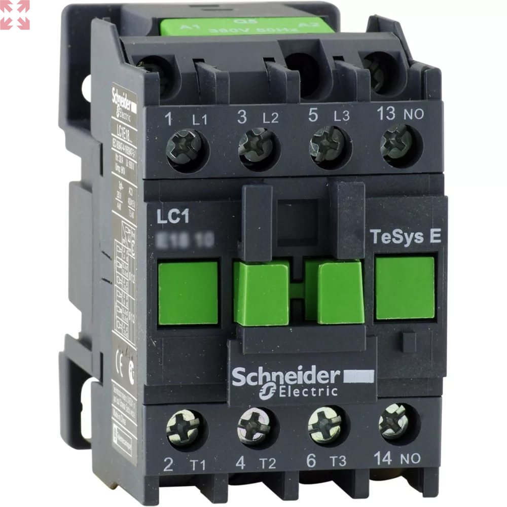 картинка SE TeSys E Контактор 3НО + 1НО 18А 400В AC3 220В 50ГЦ от магазина 100ампер