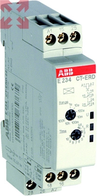 картинка ABB Реле времени CT-AHD.12 модульное (задержка на отключ.) 24-48B DC, 24- 240B AC (7 временных диапазонов 0,05с...100ч) 1ПК от магазина 100ампер