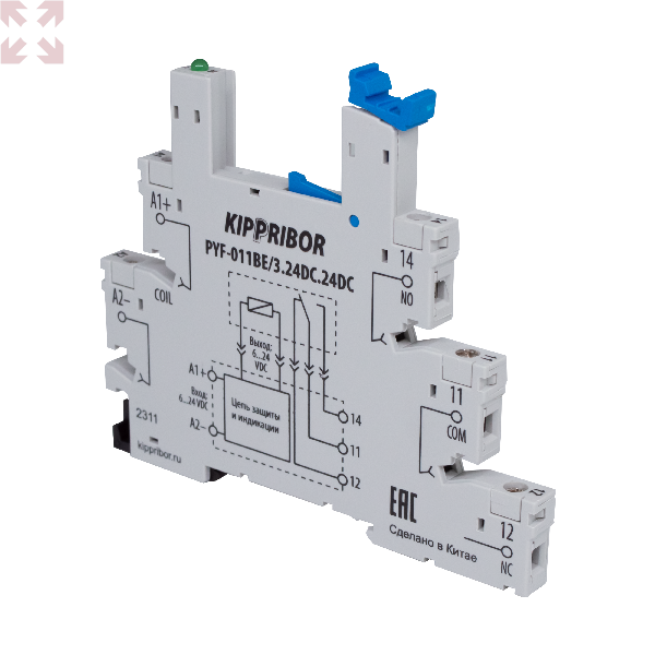 картинка Колодка PYF-011BE/3.24DC.24DC для промежуточного реле SR-203.D от магазина 100ампер