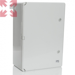 картинка Пластиковый шкаф с монт. панелью, IP65. УХЛ1., 350х500х190, непрозрачная дверца. RAL 7037. от магазина 100ампер