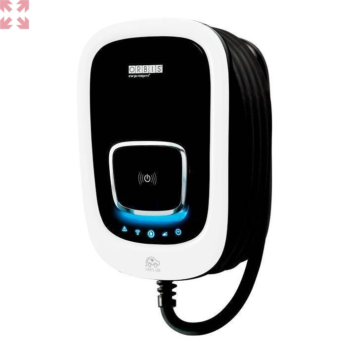 картинка Зарядная станция Orbis VIARIS UNI 230V однофазная 7,4 кВт с кабелем T2 5 м от магазина 100ампер