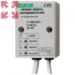 картинка CZF. Контроль и сигнализация наличия фаз. Монтаж на плоскость, IP-65, контакт 1 н.о., 3х380В, 8А от магазина 100ампер