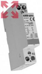 картинка VS120-01 Модульный контактор 20А, 1н.з. контакт, управление 24V AC/DC от магазина 100ампер