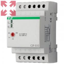 картинка Реле контроля наличия фаз и состояния контактов контактора CZF-332 от магазина 100ампер