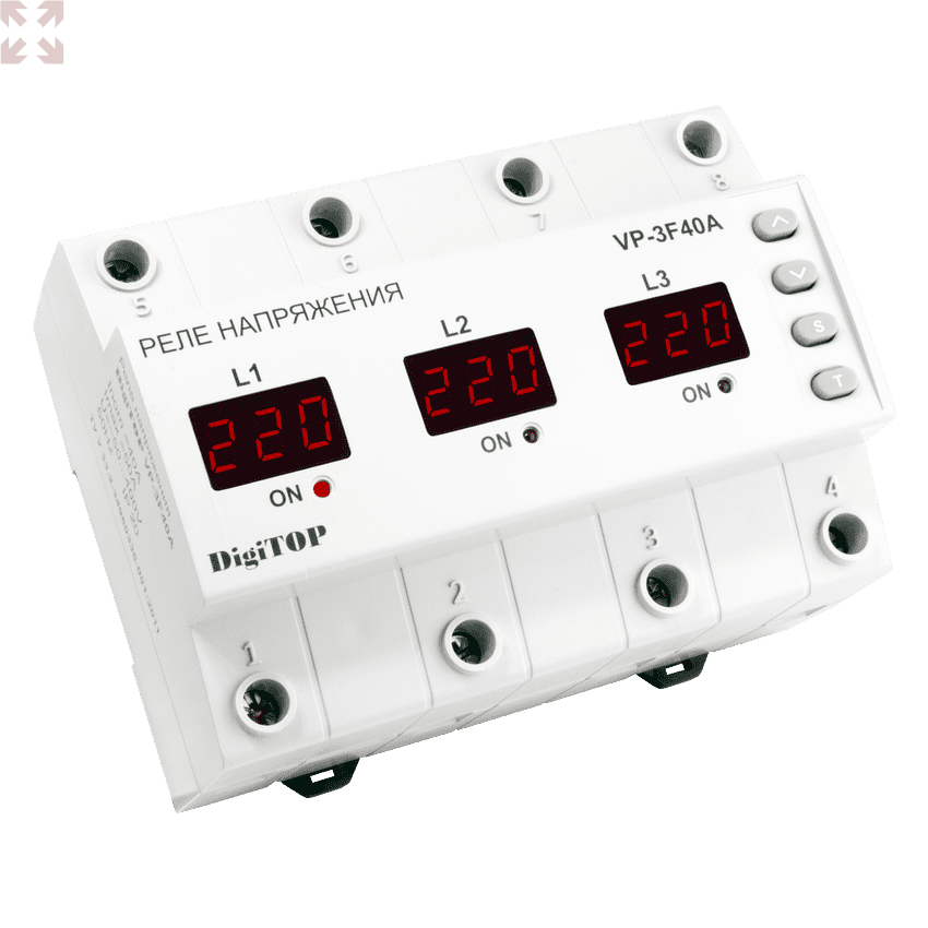 Переключатель фаз DIGITOP PS-63a. Реле напряжения DIGITOP VP-3f63a. Реле напряжения трехфазное DIGITOP VP-3f63a. Реле напряжения трехфазное 63а DIGITOP. Реле напряжения 63 купить