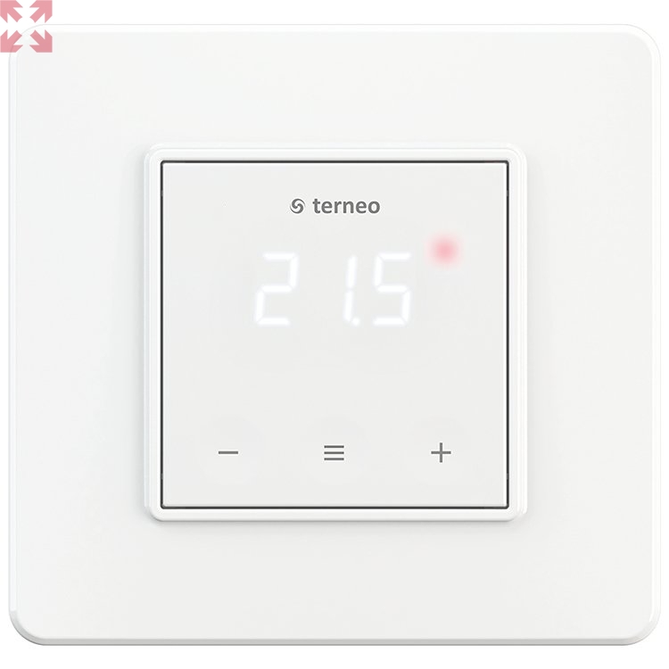 картинка Терморегулятор для теплого пола Terneo S, белый от магазина 100ампер