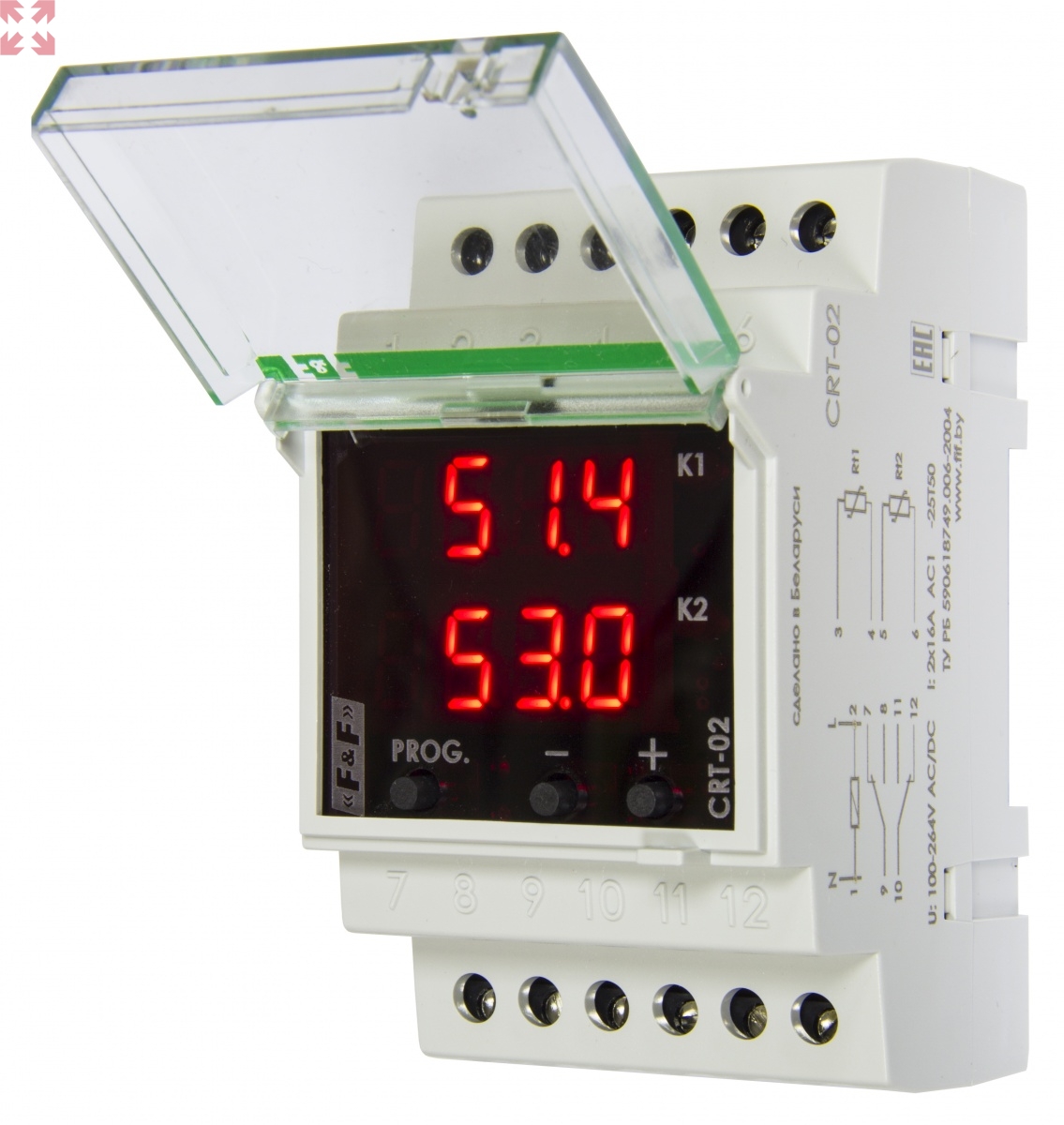 картинка Цифровой регулятор температуры CRT-03 с датчиком от магазина 100ампер