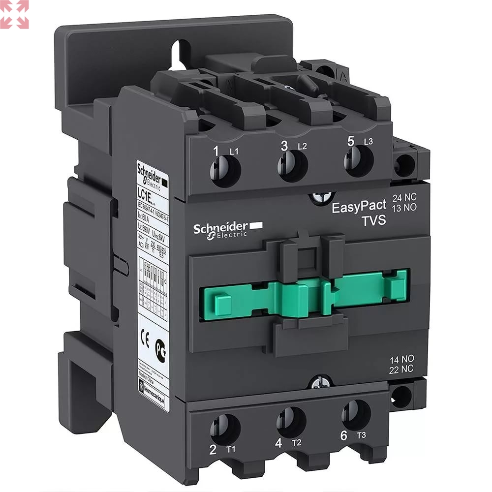 картинка SE TeSys E Контактор 3P 65А 1НО+1НЗ 400В AC3 220В 50ГЦ от магазина 100ампер