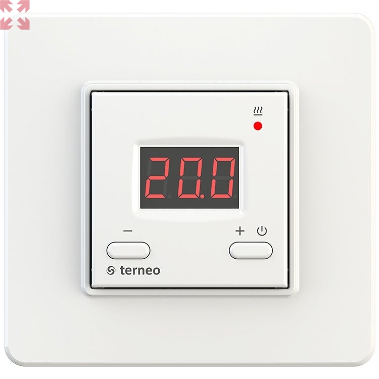 картинка Терморегулятор для теплого пола Terneo ST, белый от магазина 100ампер
