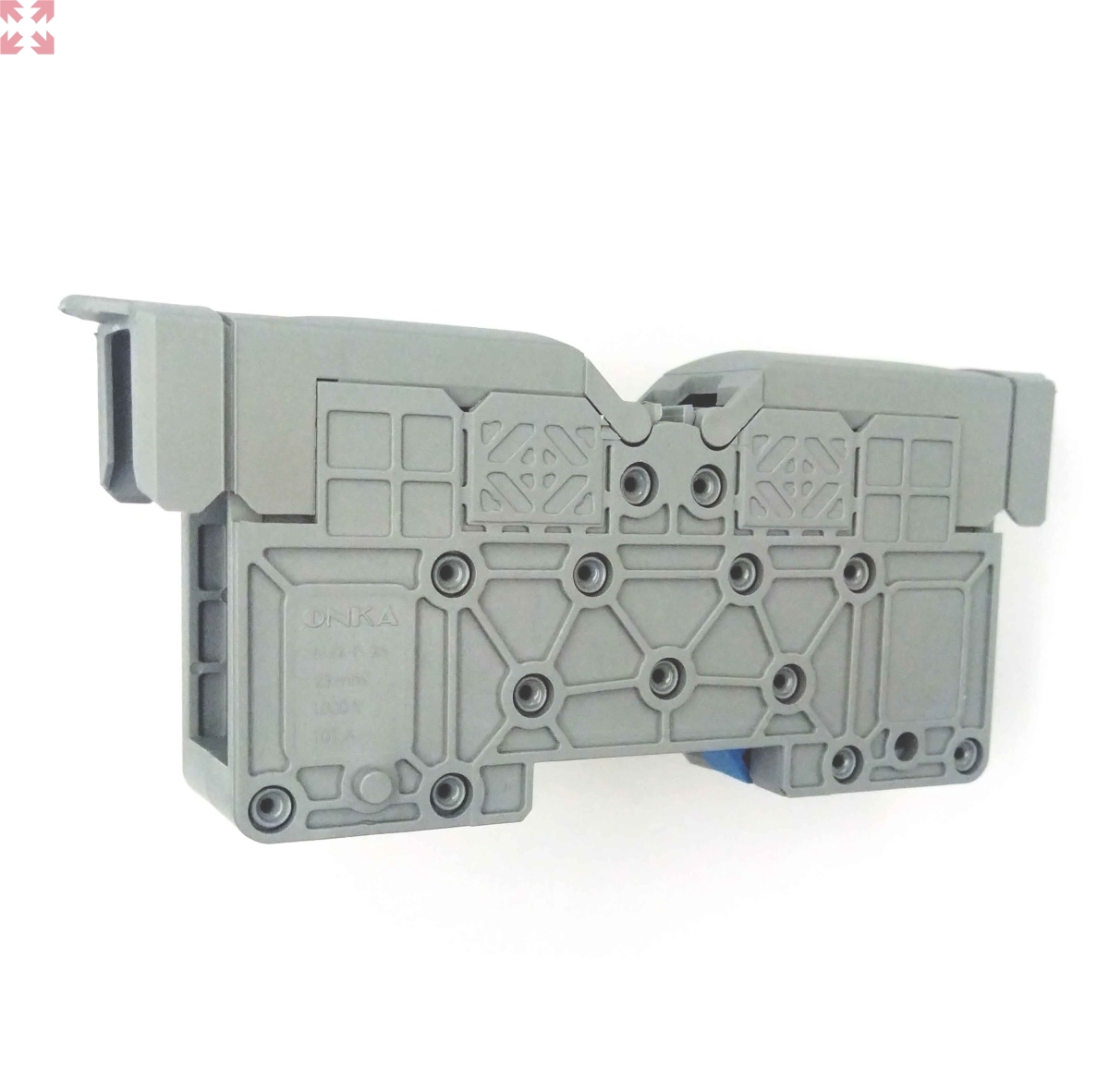 картинка Силовой клеммник, MRK 150B, на DIN-рейку 150 мм.кв., болт., (серый) (2422) от магазина 100ампер