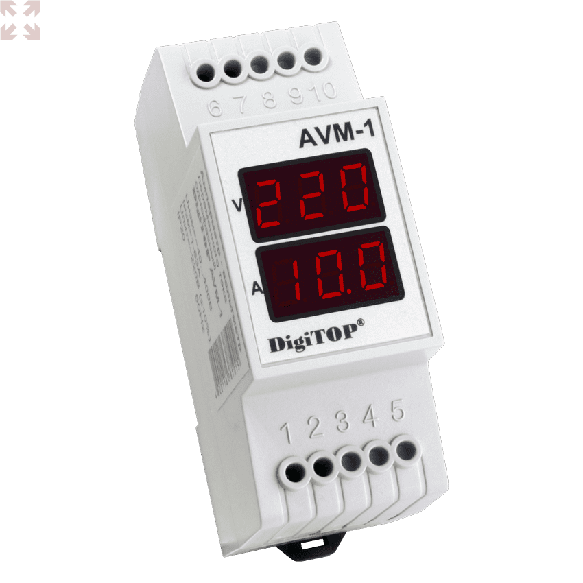 картинка Амперметр-вольтметр AVM-1 от магазина 100ампер