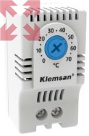 картинка Регулятор температуры воздуха Klemsan KLM TM02, 0-70С, на охлаждение, на DIN дин рейку(680002) от магазина 100ампер