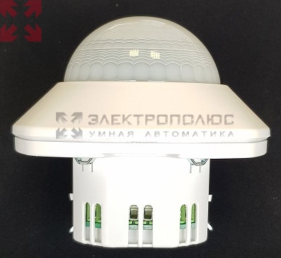 картинка Датчик присутствия ABB N9611.71 потолочный, 360°, расстояние срабатывания 6~8м при 20°C, 1200 Вт от магазина 100ампер
